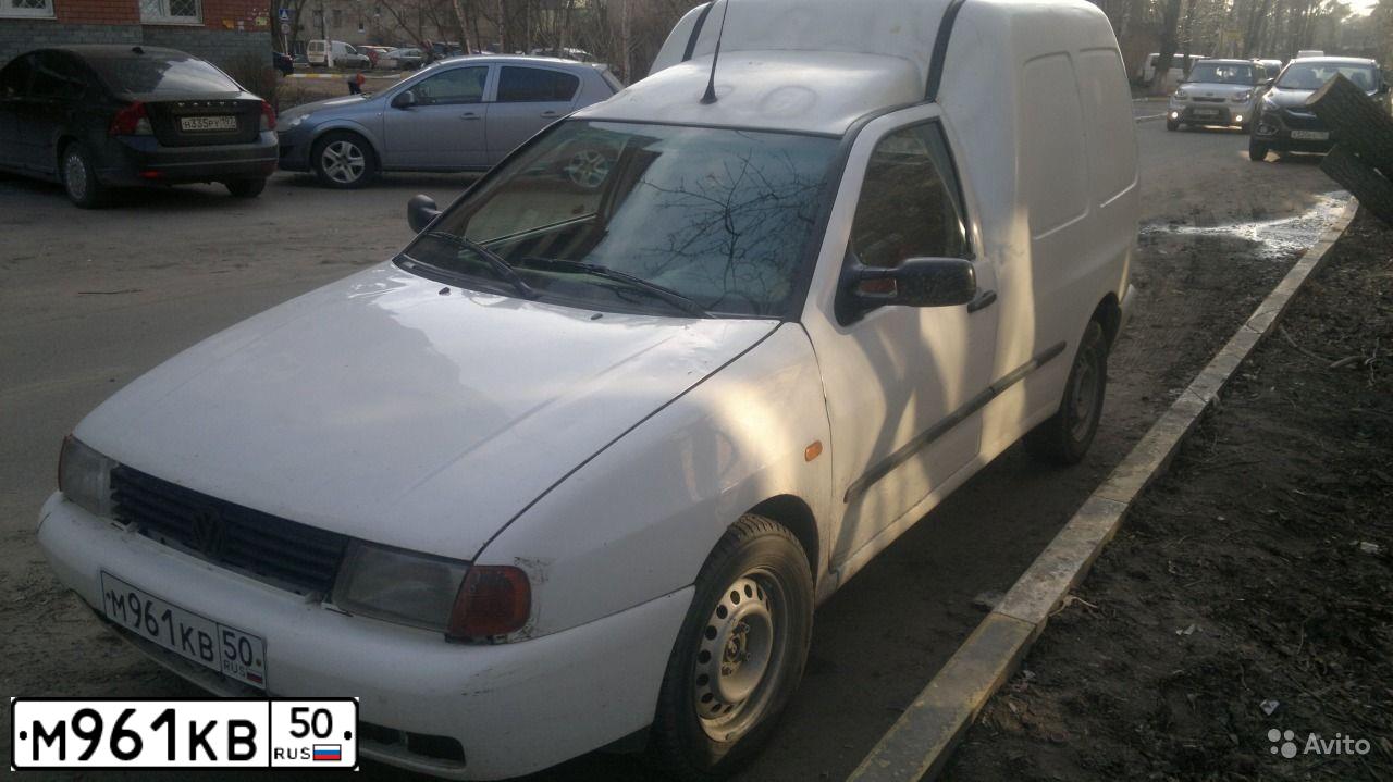 Фото автомобиля VOLKSWAGEN CADDY, 2002 — госномер М047ТК799. Цвет: ЧЕРНЫЙ
