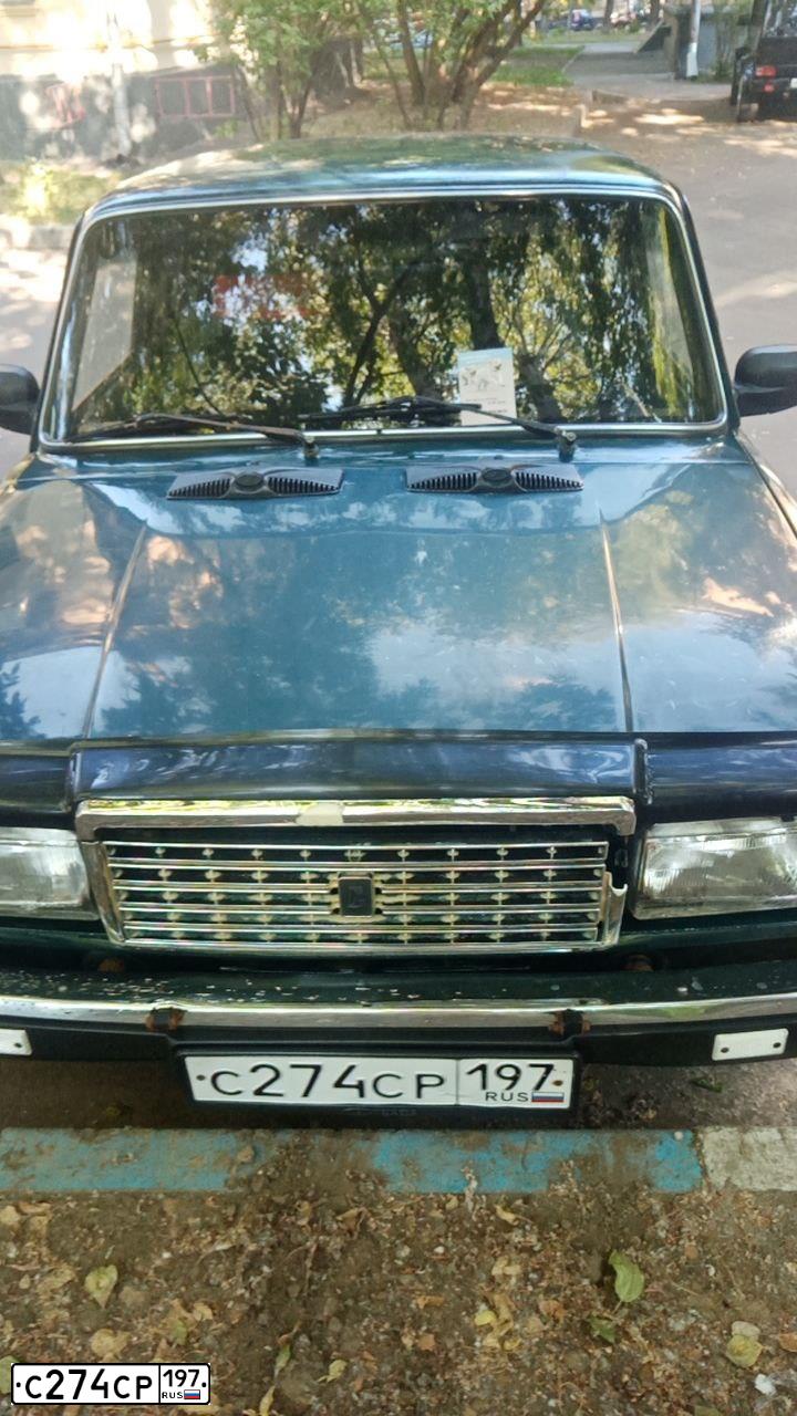 Фото автомобиля LADA 2107, 2003 — госномер С274СР197. Цвет: ЗЕЛЕНЫЙ ТЕМНЫЙ