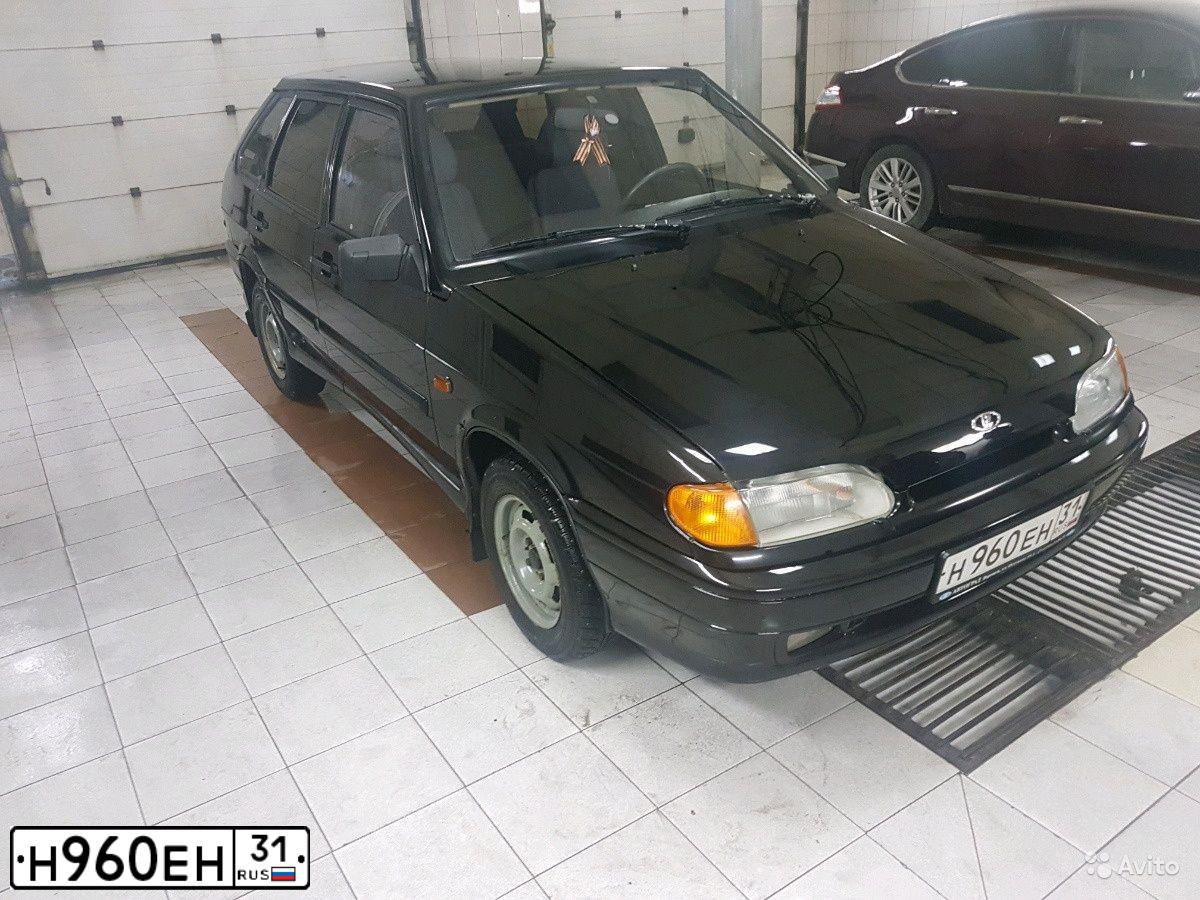 Фото автомобиля LADA 2114 SAMARA, 2009 — госномер С714АК46. Цвет: Сине-Черный