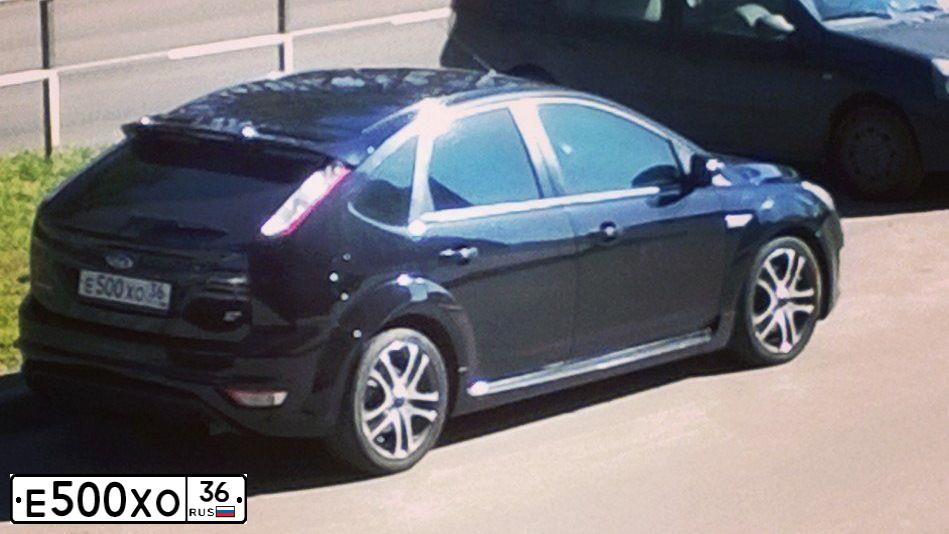 Фото автомобиля FORD FOCUS, 2008 — госномер А959УВ790. Цвет: ЧЕРНЫЙ
