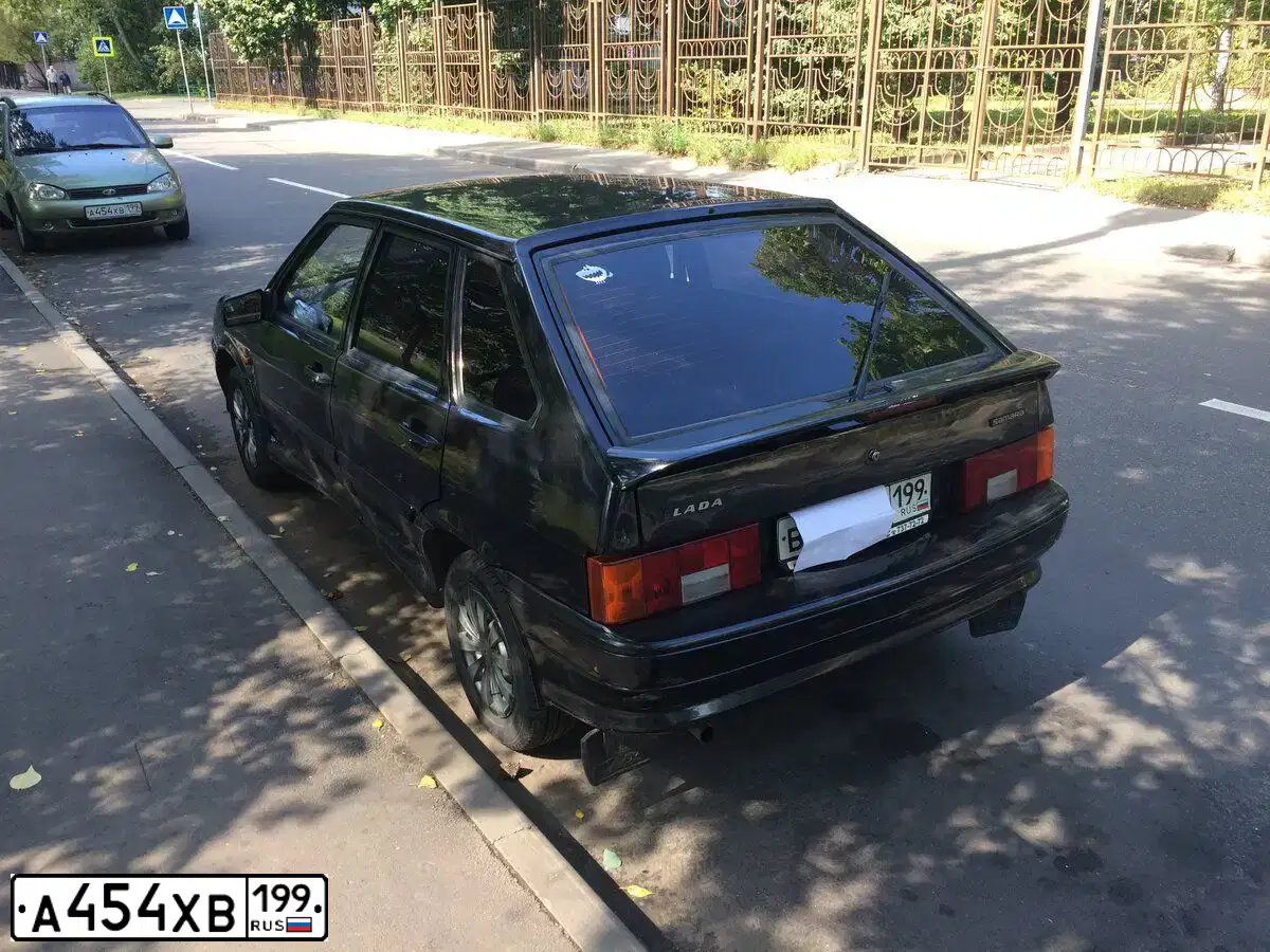 Фото автомобиля LADA 1119 KALINA, 2010 — госномер А454ХВ199. Цвет: СВЕТЛО-ЗЕЛЕНЫЙ