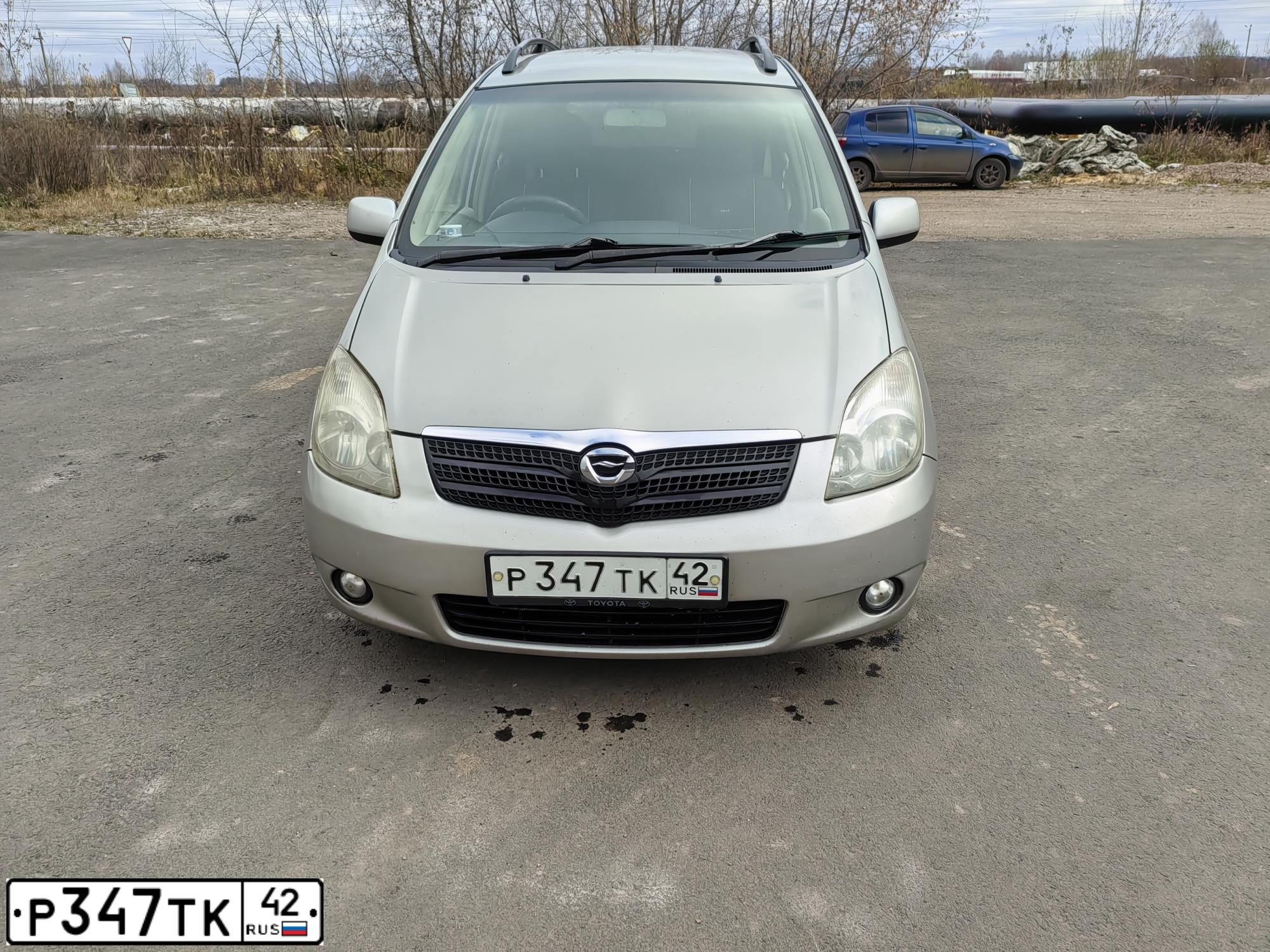 Фото автомобиля ТОЙОТА КОРОЛЛА СПАСИО, 2002 — госномер Р347ТК42