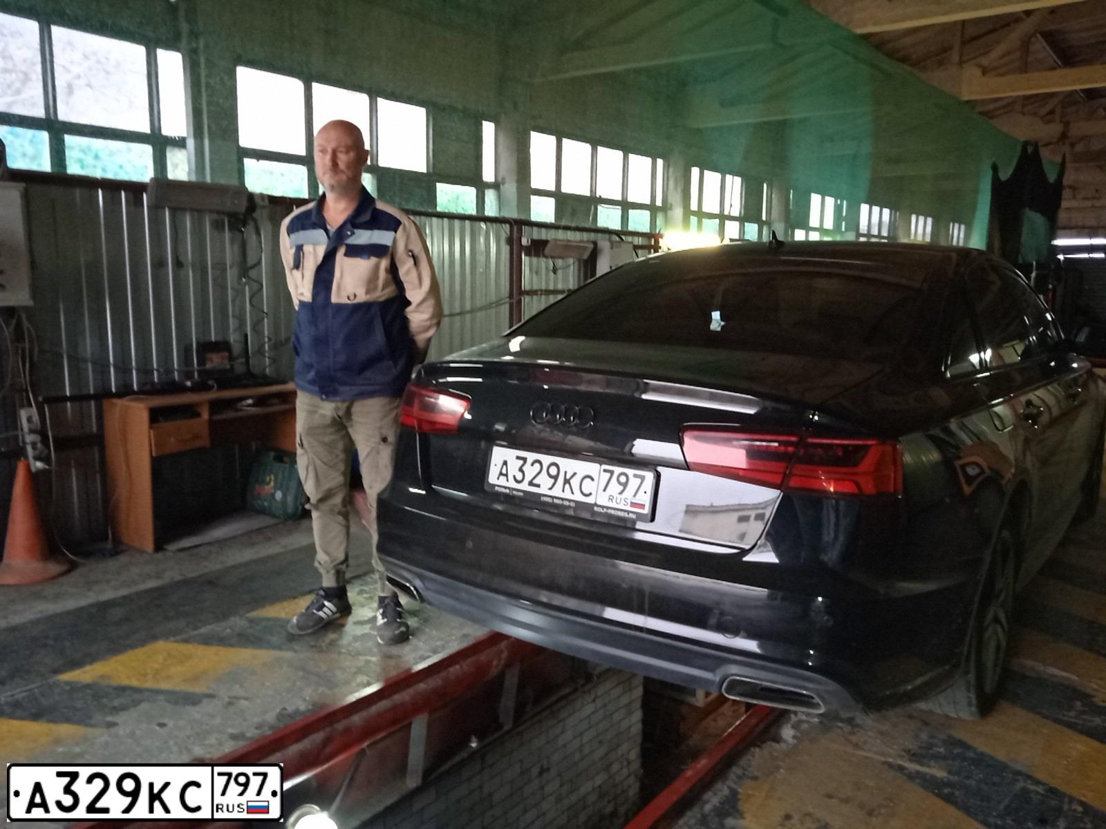 Фото автомобиля AUDI A6, 2016 — госномер В248НМ92. Цвет: СЕРЫЙ