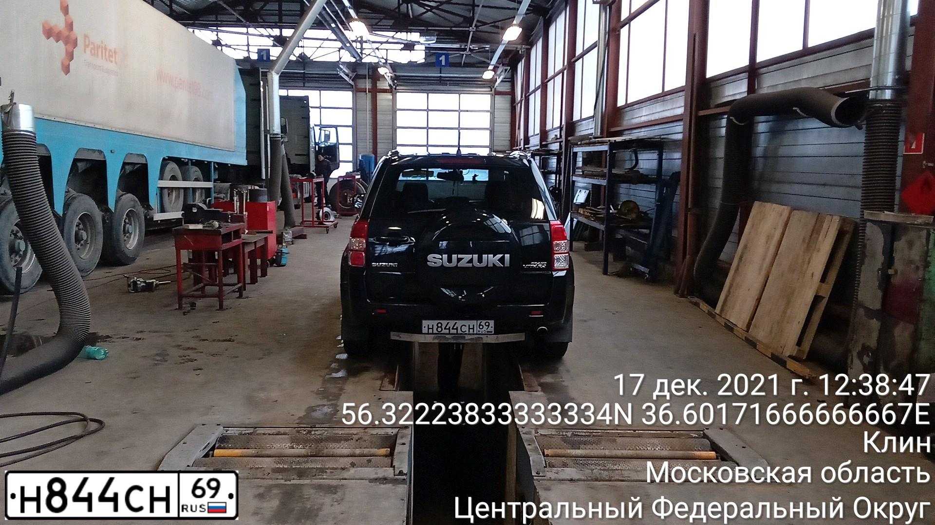 Фото автомобиля SUZUKI /GRAND/ VITARA, 2010 — госномер О444ОС69. Цвет: ЧЕРНЫЙ