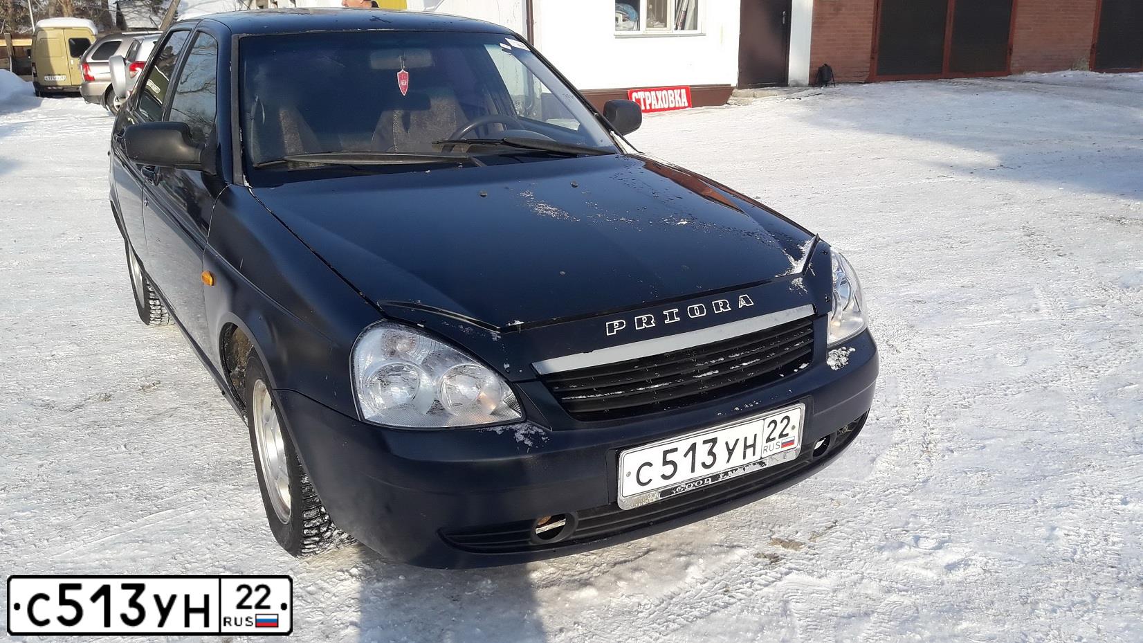 Фото автомобиля LADA PRIORA, 2008 — госномер Х150НМ154. Цвет: ГРАФИТОВЫЙ МЕТАЛЛИК