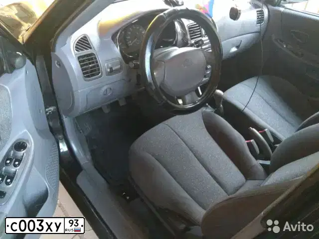 Фото автомобиля TAGAZ Z ACCENT, 2006 — госномер С003ХУ93. Цвет: ЧЕРНЫЙ