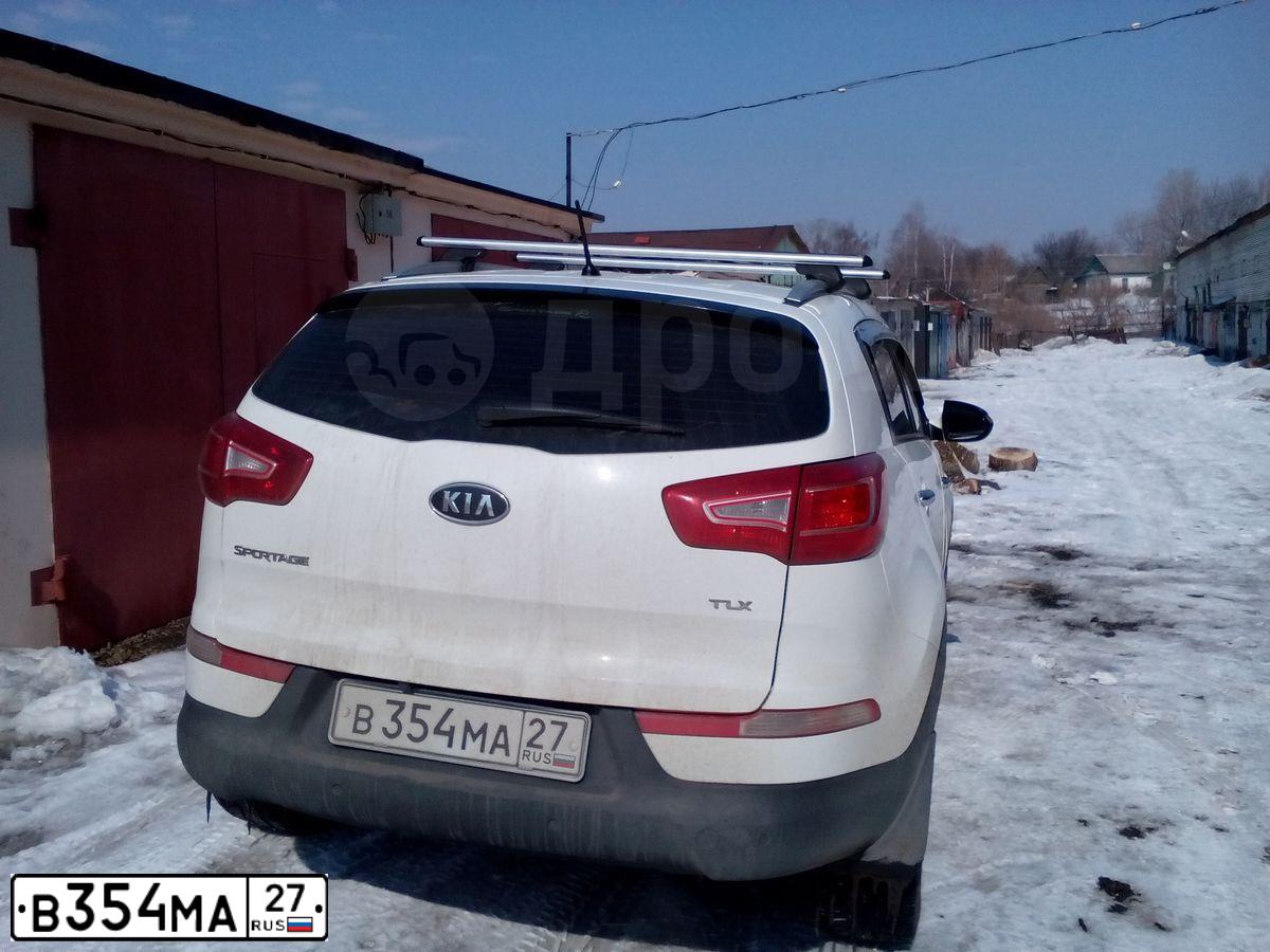 Фото автомобиля KIA SPORTAGE, 2011 — госномер Н561ХЕ32. Цвет: Белый