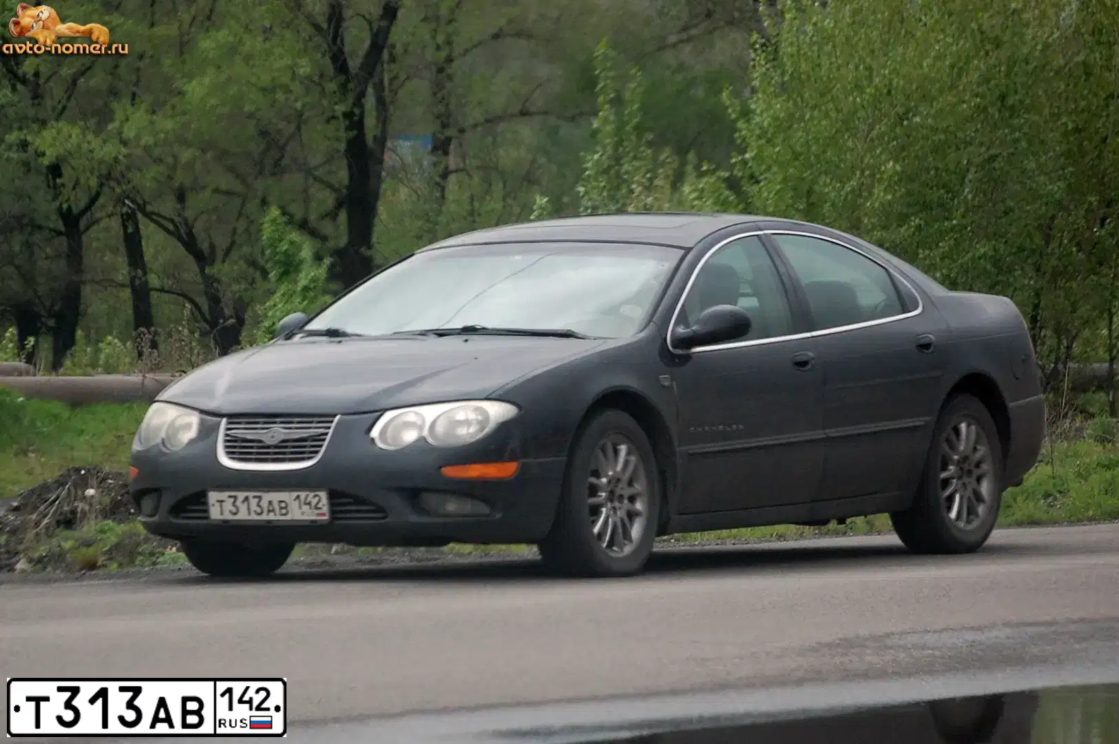 Фото автомобиля CHRYSLER SERIE 300, 2001 — госномер Т313АВ142. Цвет: ЧЕРНЫЙ