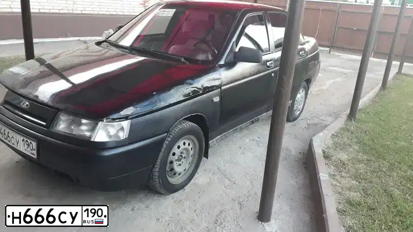 Фото автомобиля HYUNDAI GETZ, 2010 — госномер Н666СУ190. Цвет: ЧЕРНЫЙ