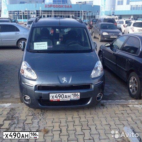 Фото автомобиля PEUGEOT PARTNER, 2012 — госномер Х490АН186. Цвет: СЕРЫЙ