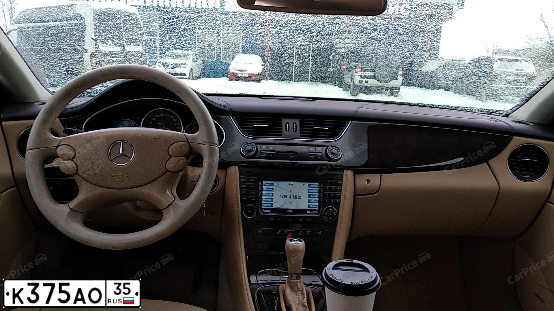 Фото автомобиля MERCEDES CLS-KLASSE, 2007 — госномер А406СР790. Цвет: ЧЕРНЫЙ