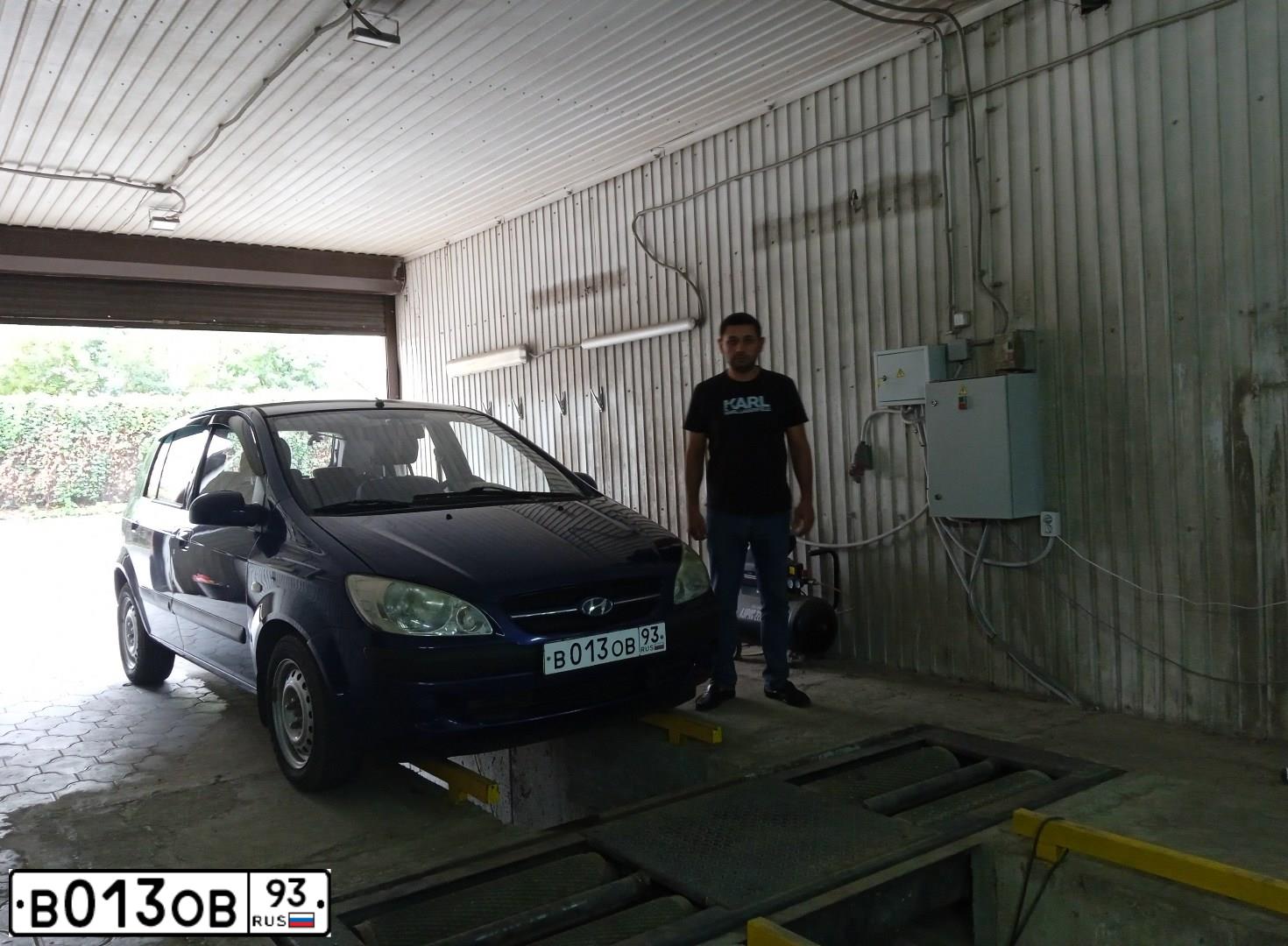 Фото автомобиля HYUNDAI GETZ, 2008 — госномер В013ОВ93