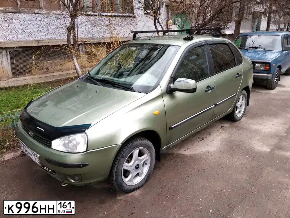 Фото автомобиля LADA 1118 KALINA, 2011 — госномер К996НН161. Цвет: СВЕТЛО-ЗЕЛЕНЫЙ