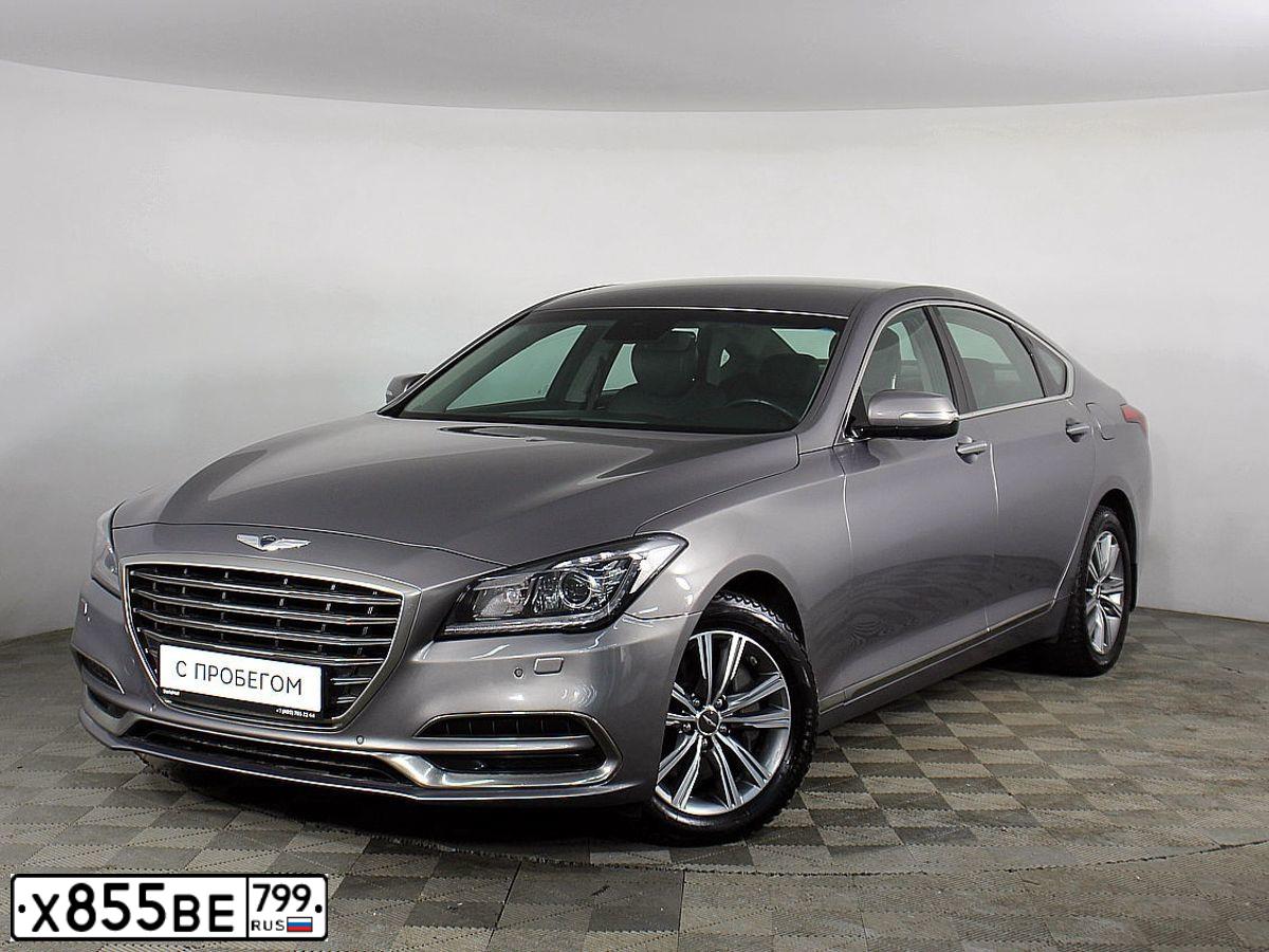 Фото автомобиля HYUNDAI GENESIS, 2017 — госномер С375ВЕ716. Цвет: БЕЖЕВЫЙ