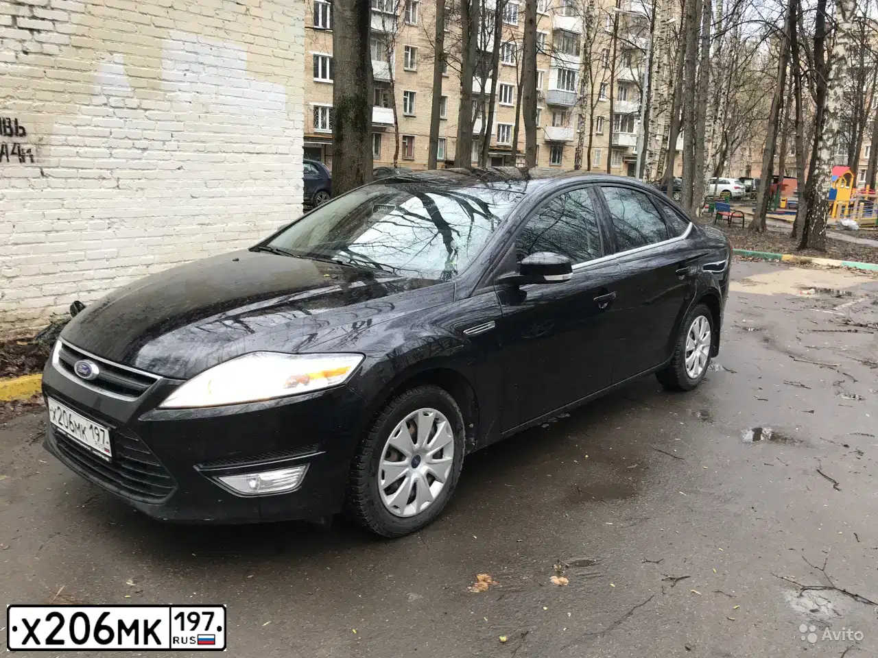 Фото автомобиля FORD MONDEO, 2011 — госномер Х206МК197. Цвет: ЧЕРНЫЙ