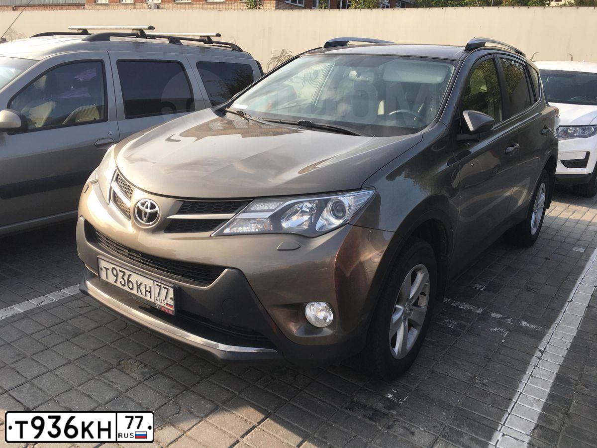Фото автомобиля TOYOTA RAV4, 2013 — госномер У974ВЕ71. Цвет: бронзовый