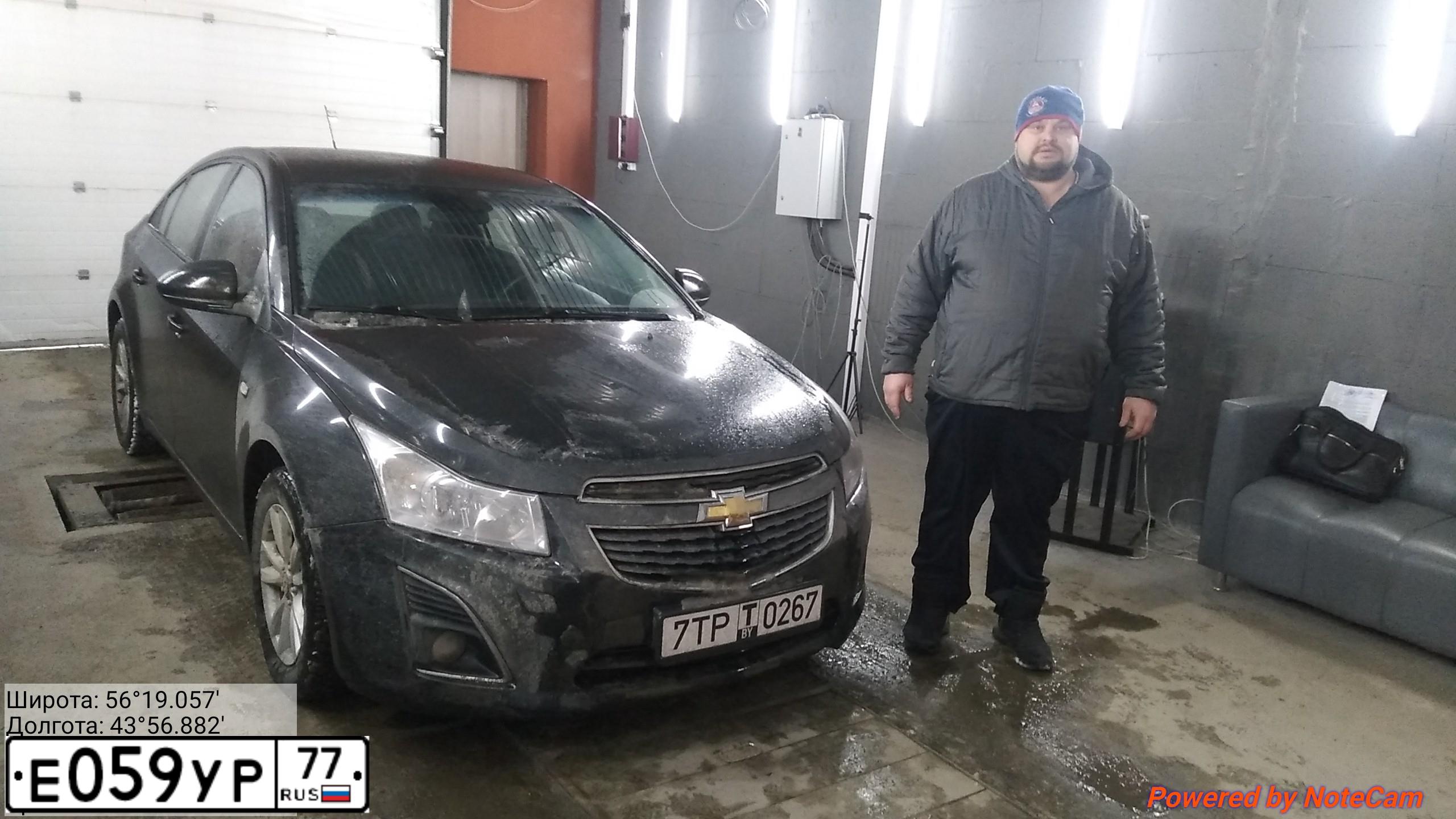 Фото автомобиля CHEVROLET CRUZE, 2013 — госномер А477ЕЕ252. Цвет: ЧЕРНЫЙ