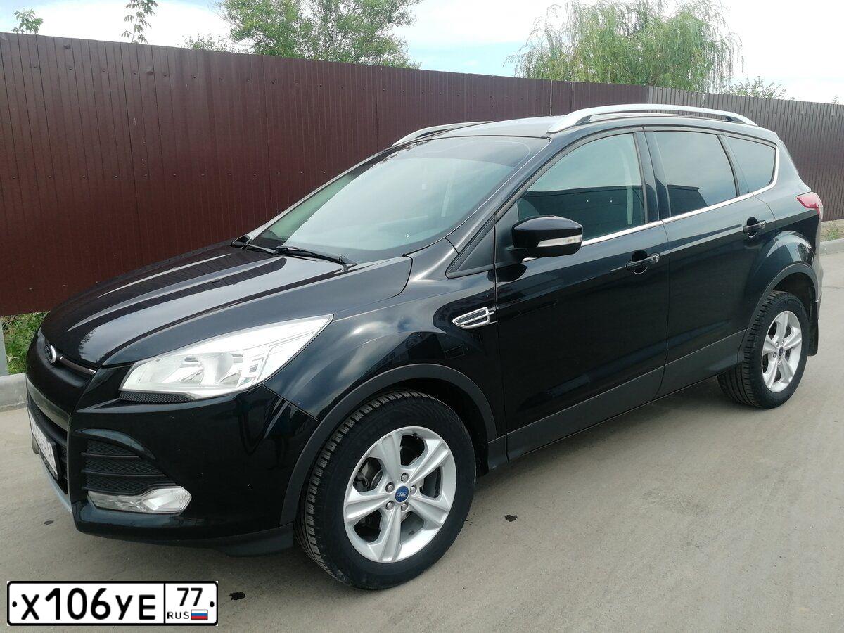 Фото автомобиля FORD KUGA, 2013 — госномер А929РТ790. Цвет: ЧЕРНЫЙ