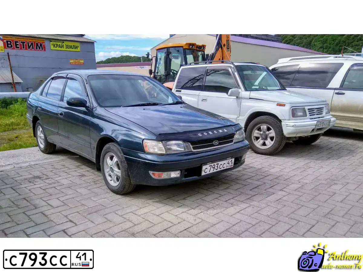 Фото автомобиля TOYOTA CORONA, 1995 — госномер С793СС41