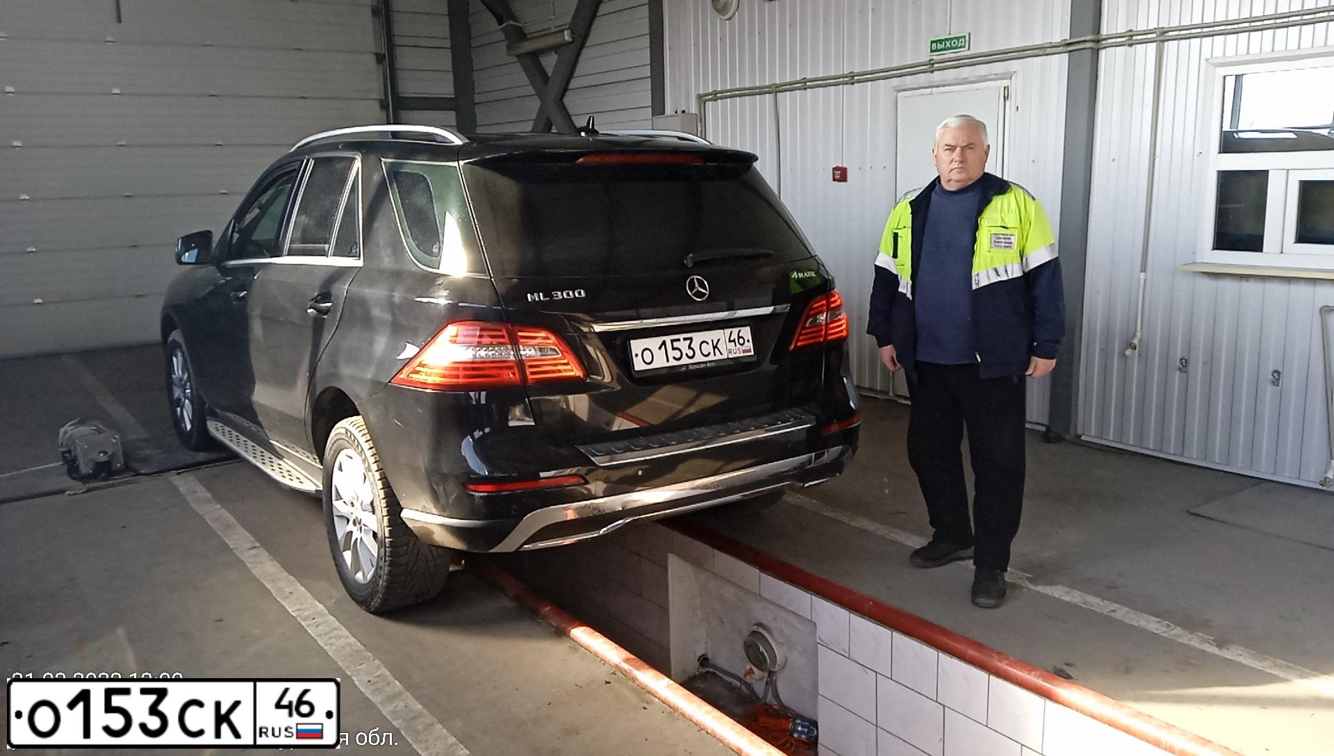 Фото автомобиля MERCEDES M-KLASSE, 2013 — госномер О153СК46