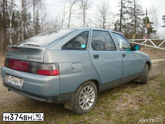 Фото автомобиля LADA 2112, 2002 — госномер А708УА92. Цвет: Серый