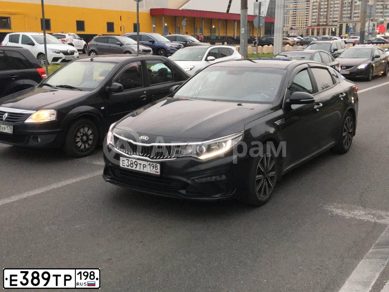 Фото автомобиля KIA MAGENTIS / OPTIMA, 2020 — госномер К178ОК147. Цвет: ЧЕРНЫЙ