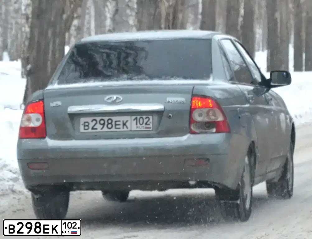 Фото автомобиля LADA 2170 PRIORA, 2010 — госномер К480ЕУ164. Цвет: Белый