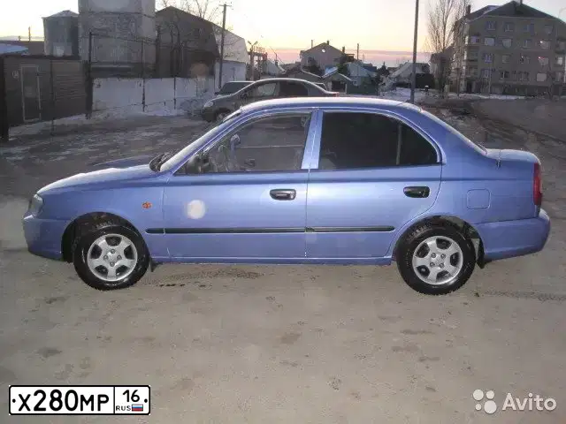 Фото автомобиля TAGAZ ACCENT, 2006 — госномер В071ОА134. Цвет: ФИОЛЕТОВЫЙ