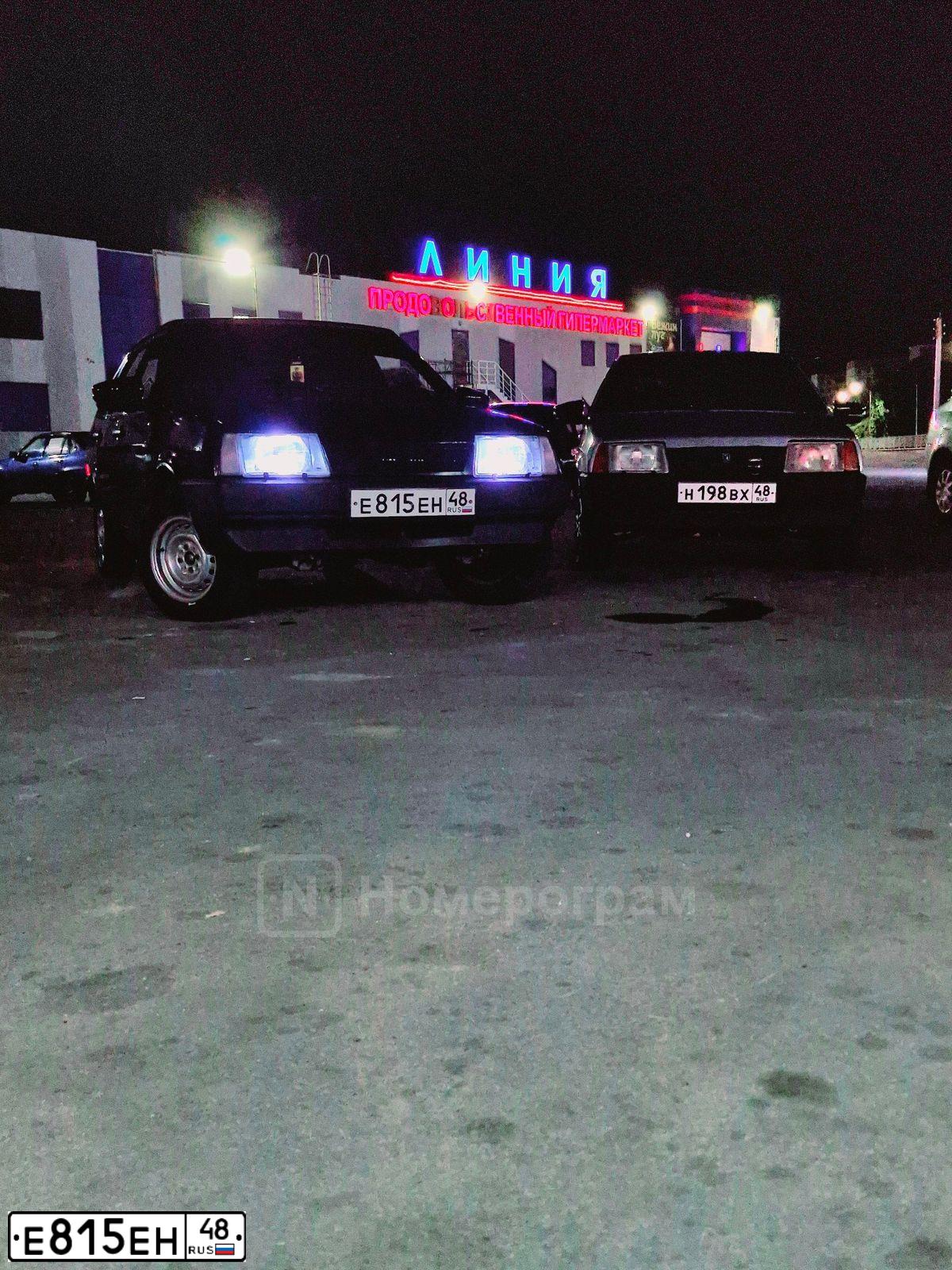 Фото автомобиля LADA 2109 SAMARA, 1999 — госномер Е815ЕН48. Цвет: КРАСНЫЙ