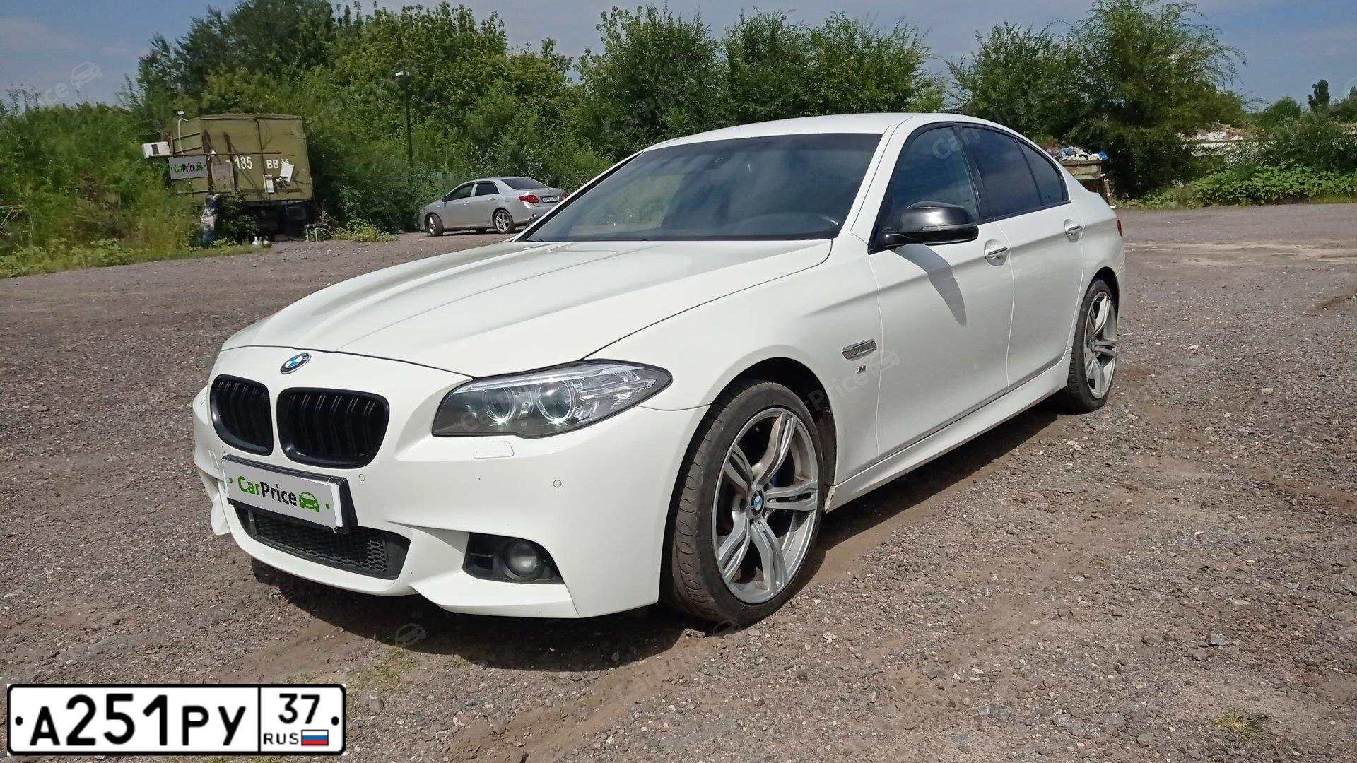 Фото автомобиля BMW SERIE 5, 2016 — госномер К478НО136. Цвет: Белый