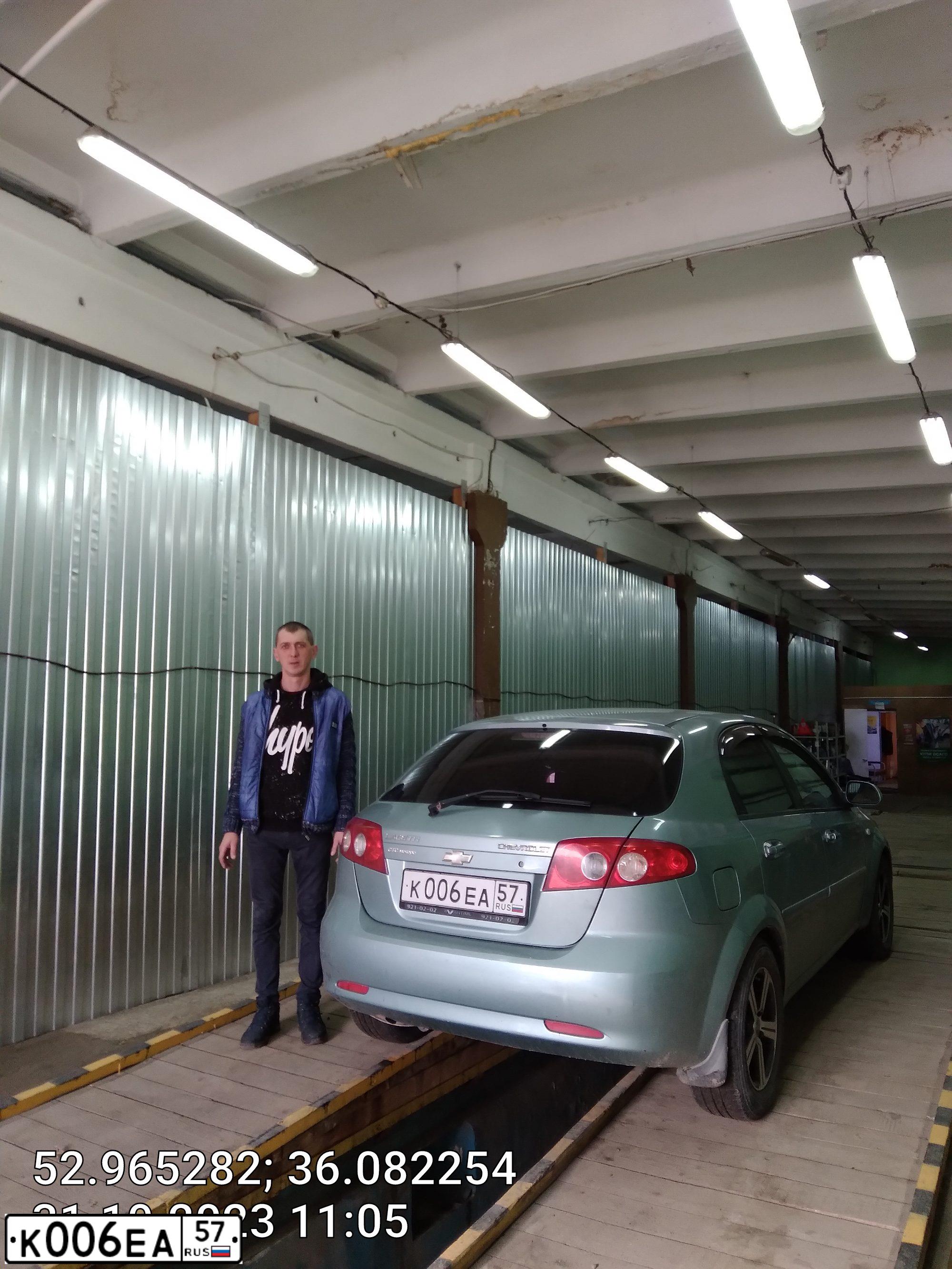 Фото автомобиля CHEVROLET LACETTI, 2007 — госномер К006ЕА57. Цвет: ЗЕЛЕНЫЙ