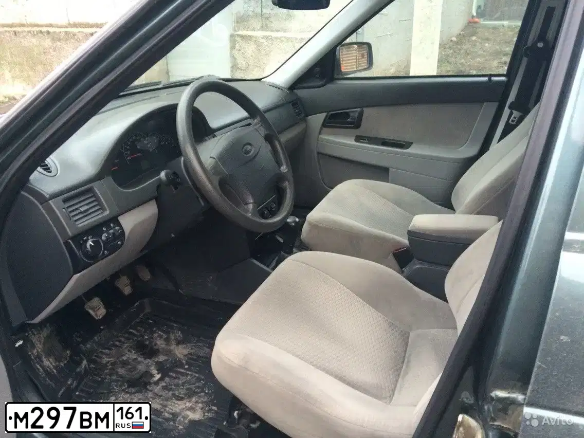 Фото автомобиля LADA 2170 PRIORA, 2008 — госномер М297ВМ161. Цвет: СЕРО-СИНЕ-ЗЕЛЕНЫЙ