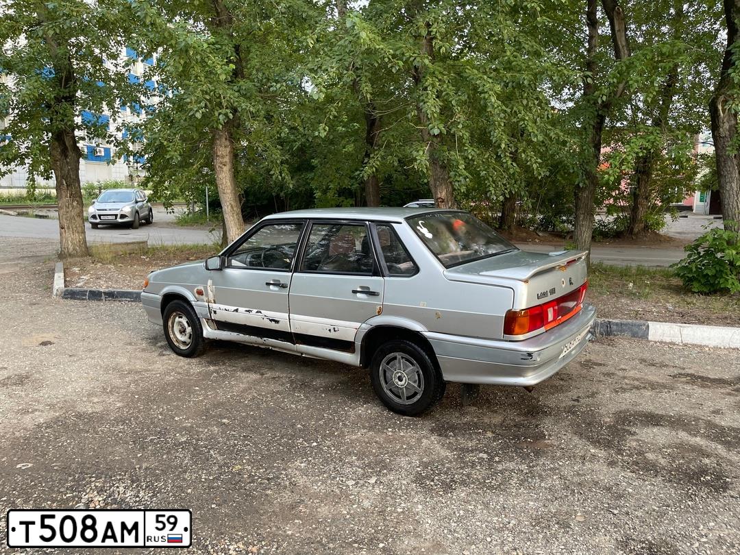 Фото автомобиля LADA 2115 SAMARA, 2003 — госномер Т508АМ59. Цвет: СВЕТЛО-СЕРЕБРИСТЫЙ МЕТАЛЛ