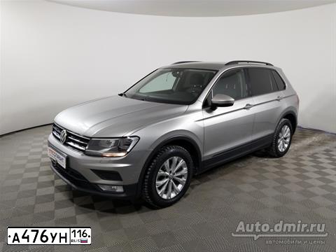 Фото автомобиля VOLKSWAGEN TIGUAN, 2017 — госномер Р447ЕО159. Цвет: СЕРЕБРИСТЫЙ