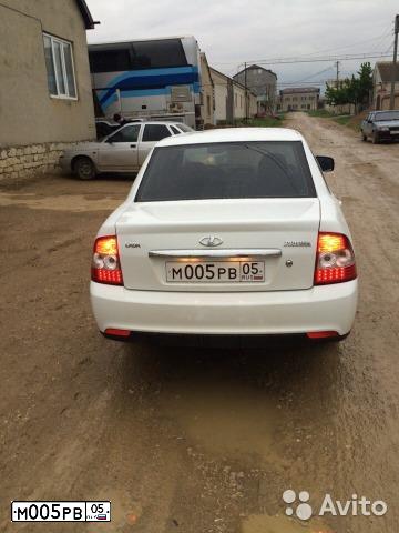 Фото автомобиля LADA 2170 PRIORA, 2011 — госномер Н240ОР05. Цвет: Белый