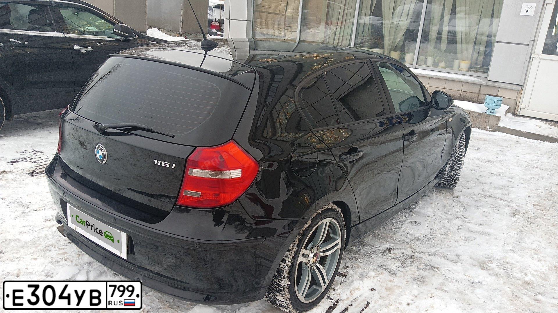 Фото автомобиля BMW 116I, 2011 — госномер Р465ВА184. Цвет: ЧЕРНЫЙ