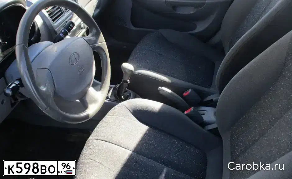 Фото автомобиля TAGAZ ACCENT, 2007 — госномер К598ВО96. Цвет: СЕРЫЙ