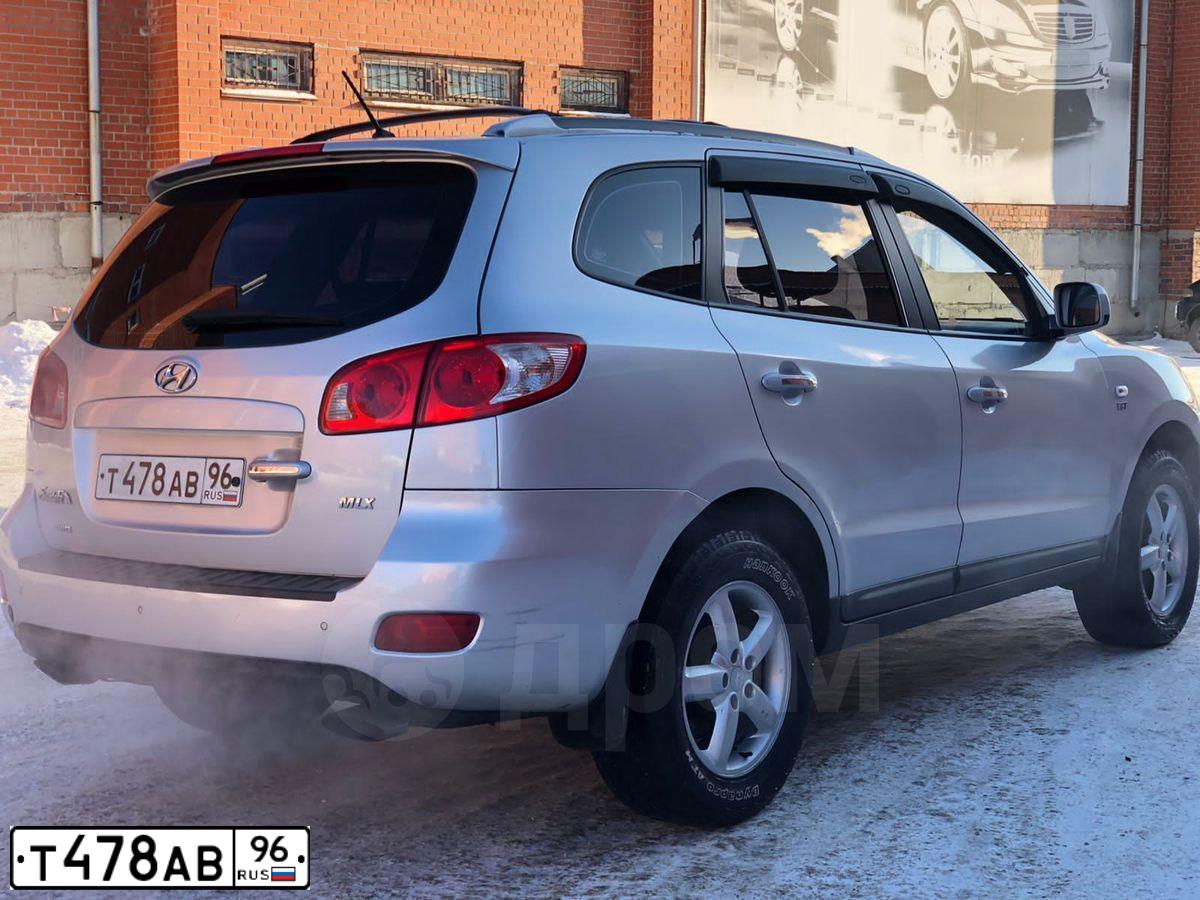 Фото автомобиля HYUNDAI SANTA FE, 2008 — госномер К788МК186. Цвет: Серый