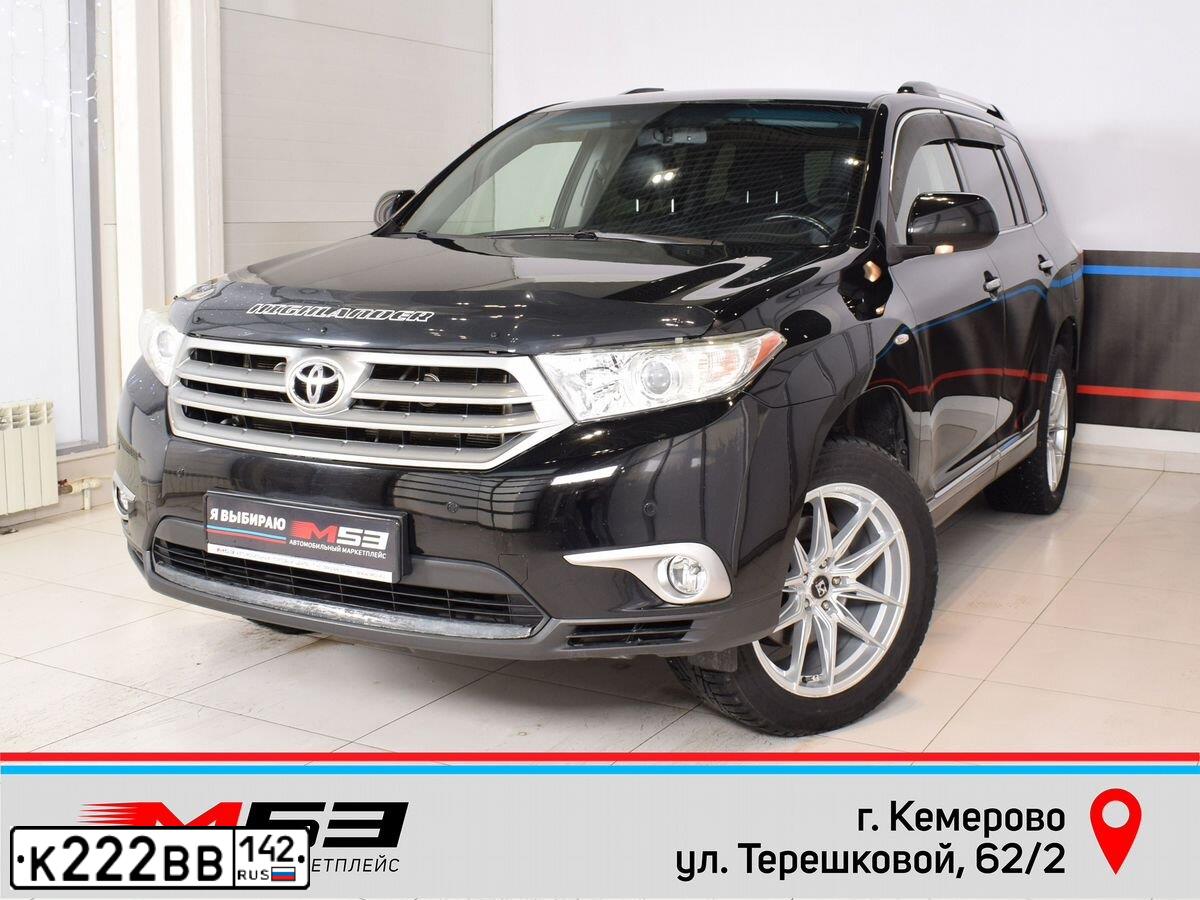 Фото автомобиля TOYOTA HIGHLANDER, 2013 — госномер Р488РЕ142