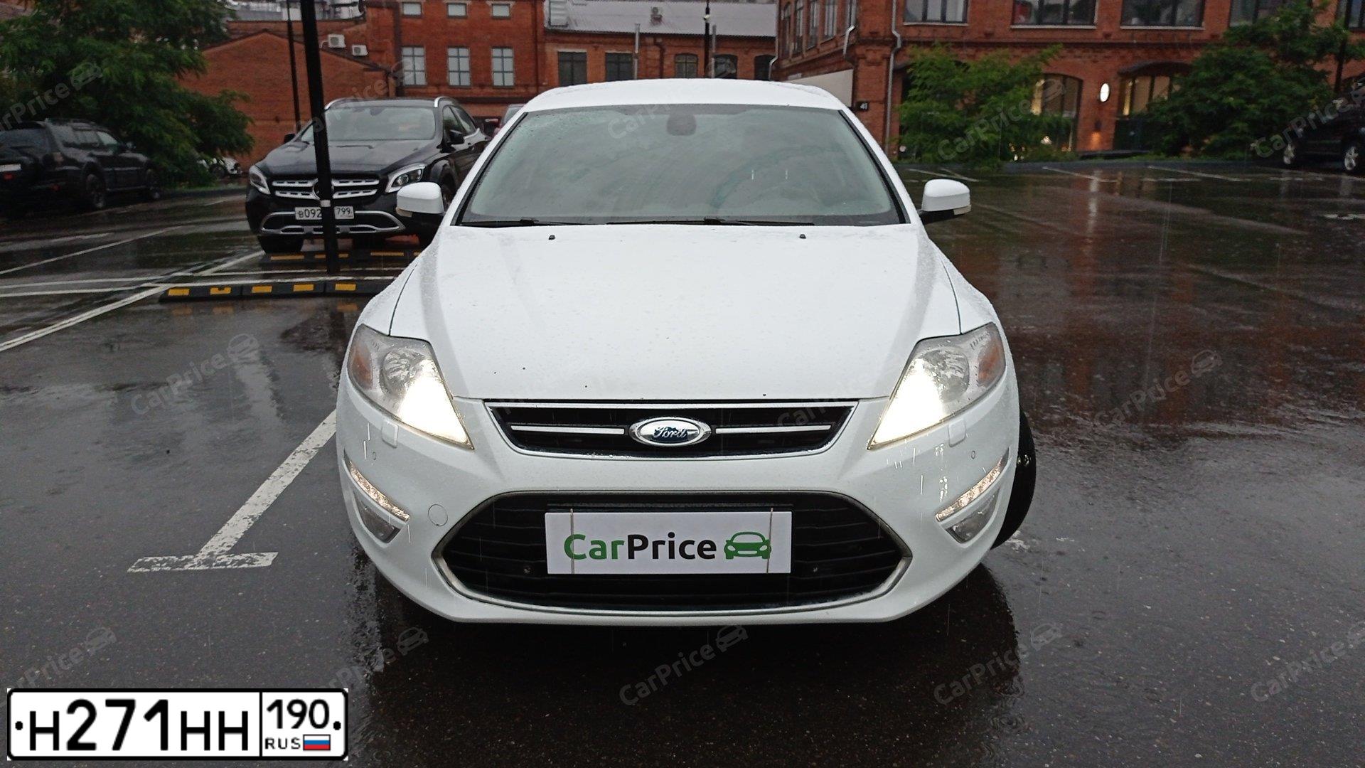 Фото автомобиля FORD MONDEO, 2011 — госномер Н271НН190. Цвет: Белый