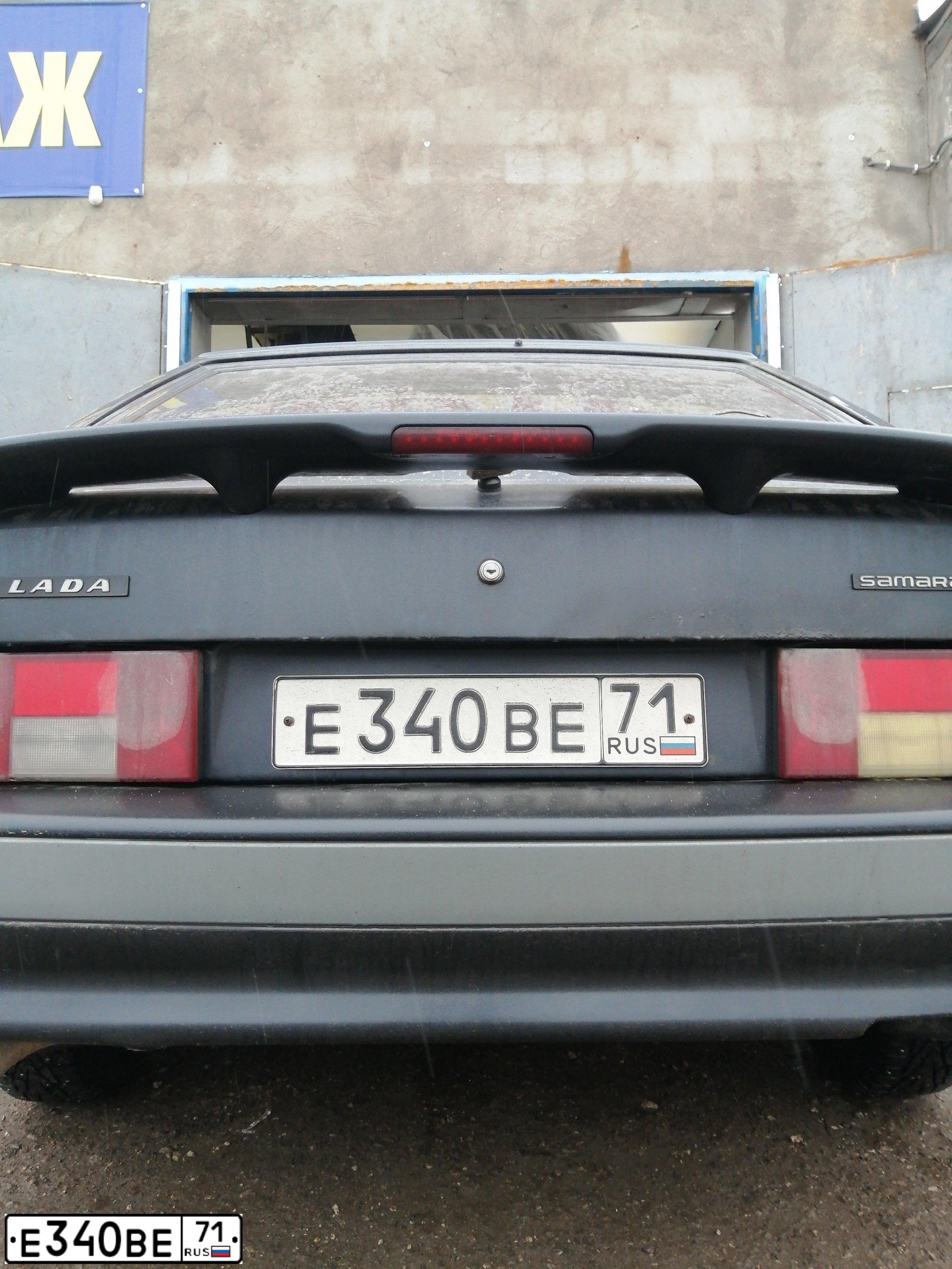Фото автомобиля LADA 2114 SAMARA, 2005 — госномер Е340ВЕ71. Цвет: ГРАФИТОВЫЙ МЕТАЛЛИК