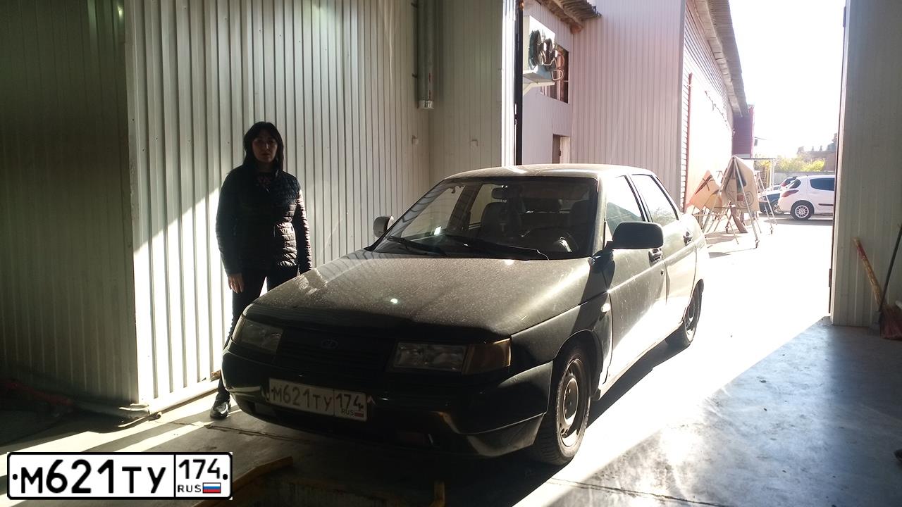 Фото автомобиля LADA 2110, 2005 — госномер М621ТУ174. Цвет: ЗОЛОТИСТЫЙ ТЕМНО-ЗЕЛЕНЫЙ