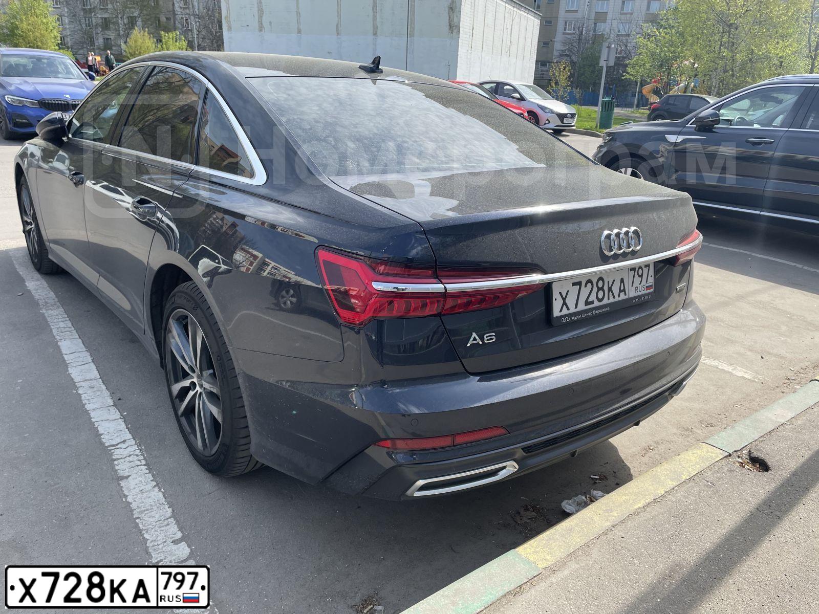 Фото автомобиля AUDI A6, 2022 — госномер Т747МС198