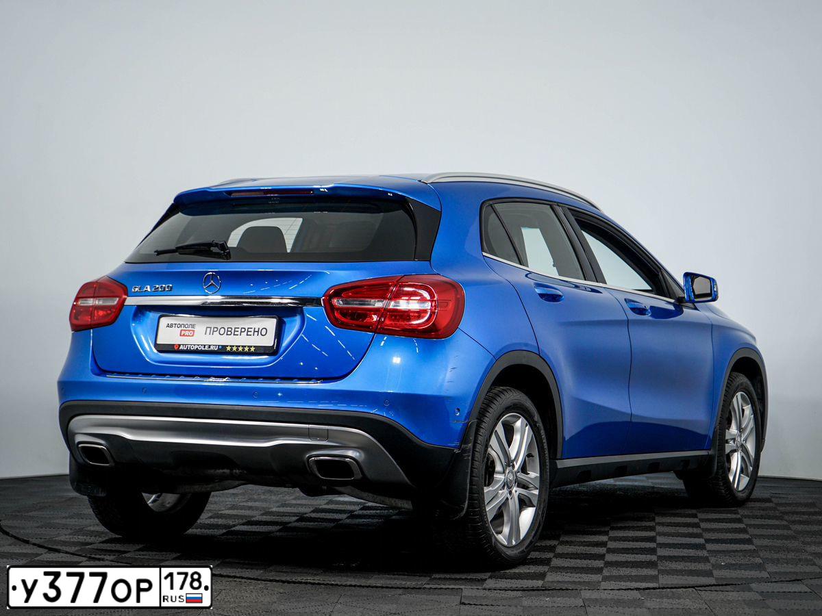 Фото автомобиля MERCEDES-BENZ GLA200, 2014 — госномер В756ХР76. Цвет: СИНИЙ
