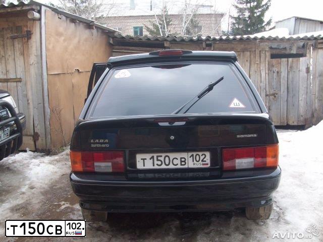 Фото автомобиля LADA 2114, 2011 — госномер В804ЕТ702. Цвет: Сине-Черный