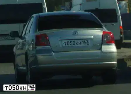 Фото автомобиля TOYOTA AVENSIS, 2007 — госномер Н675ХЕ73. Цвет: СЕРЕБРИСТЫЙ