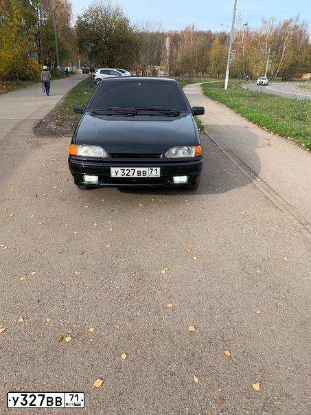 Фото автомобиля LADA 2114, 2010 — госномер А753КУ790. Цвет: Сине-Черный