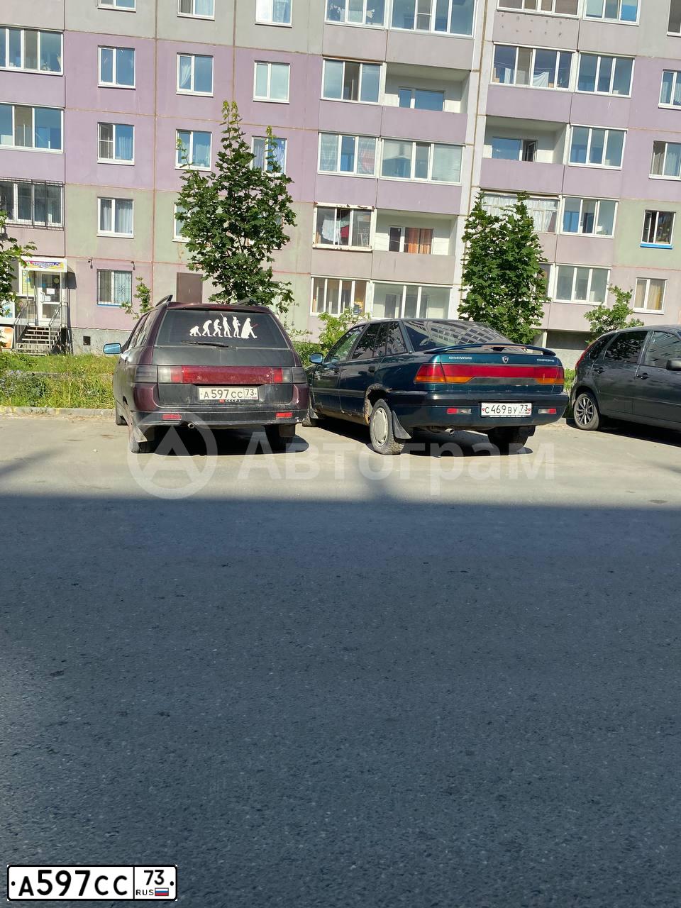 Фото автомобиля LADA 2111, 2008 — госномер А597СС73. Цвет: ТЕМНО-ВИШНЕВЫЙ