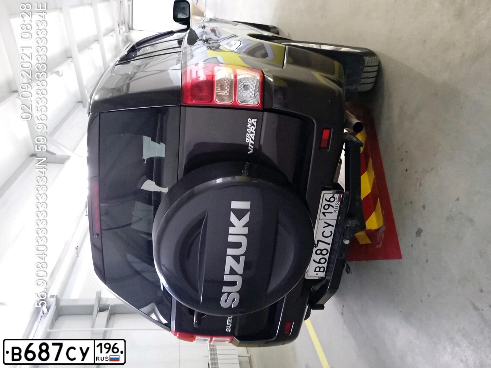 Фото автомобиля SUZUKI /GRAND/ VITARA, 2014 — госномер В687СУ196. Цвет: КОРИЧНЕВЫЙ