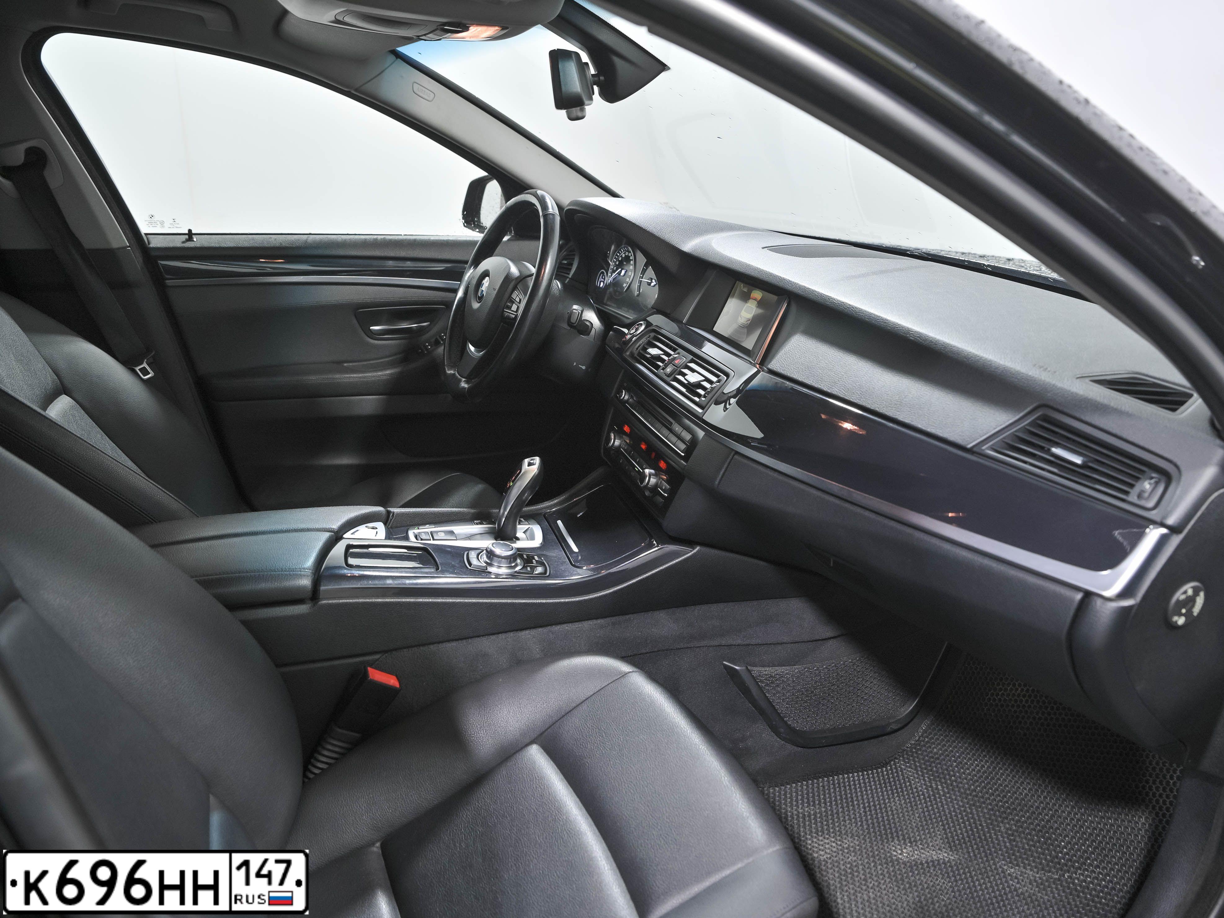 Фото автомобиля BMW SERIE 5, 2016 — госномер К696НН147. Цвет: ЧЕРНЫЙ